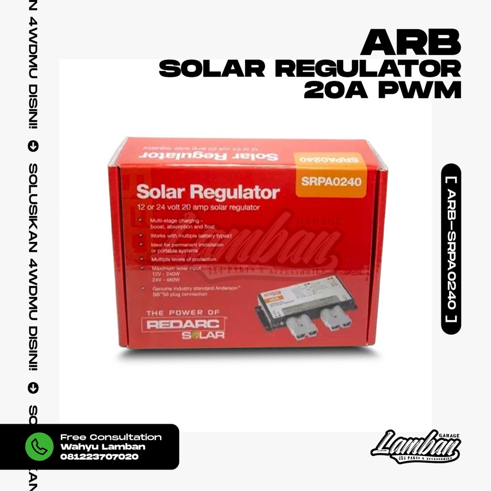 ARB Solar Regulator 20A PWM