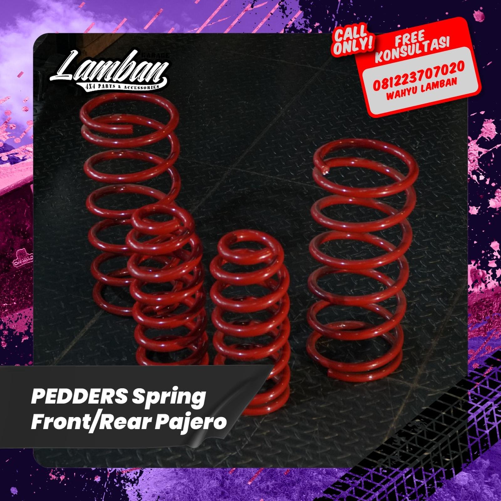 PEDDERS Spring Pajero F&R - FRONT