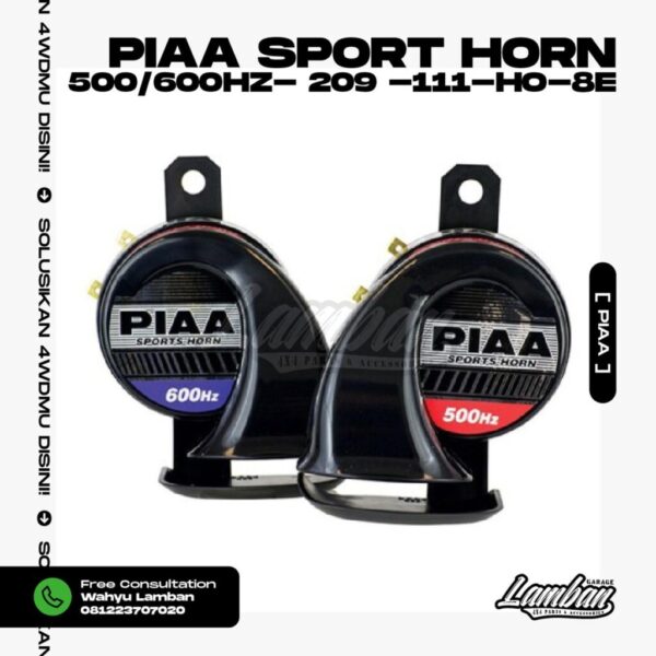 Piaa Sport Horn 500/600Hz- 209 -111-Ho-8E